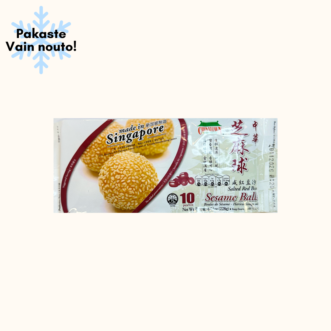 Chinatown seesamipallo punapapu täyte 228g