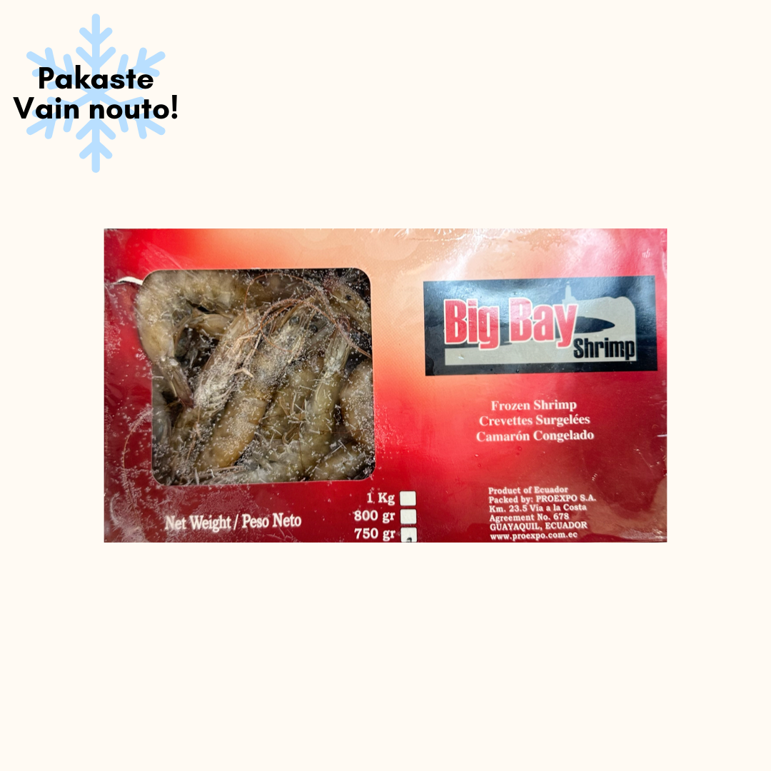 Big Bay pakastetut katkaravut 780g