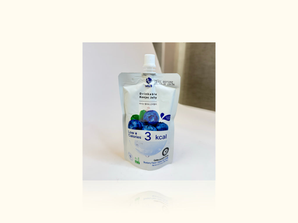 Jelly. B konjac jelly, mustikan makuinen 150ml