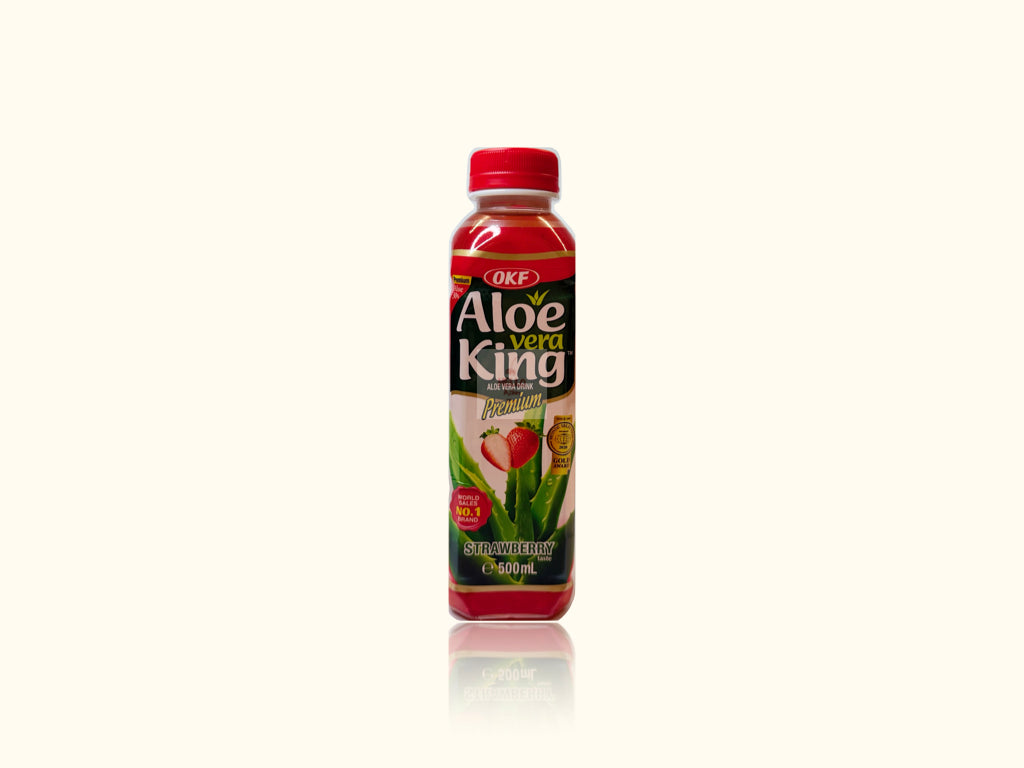 OKF Aloevera juoma mansikan maku 500ml