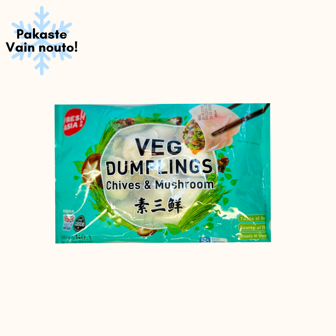 Fresh Asia dumplings yrtit ja sienet 450g