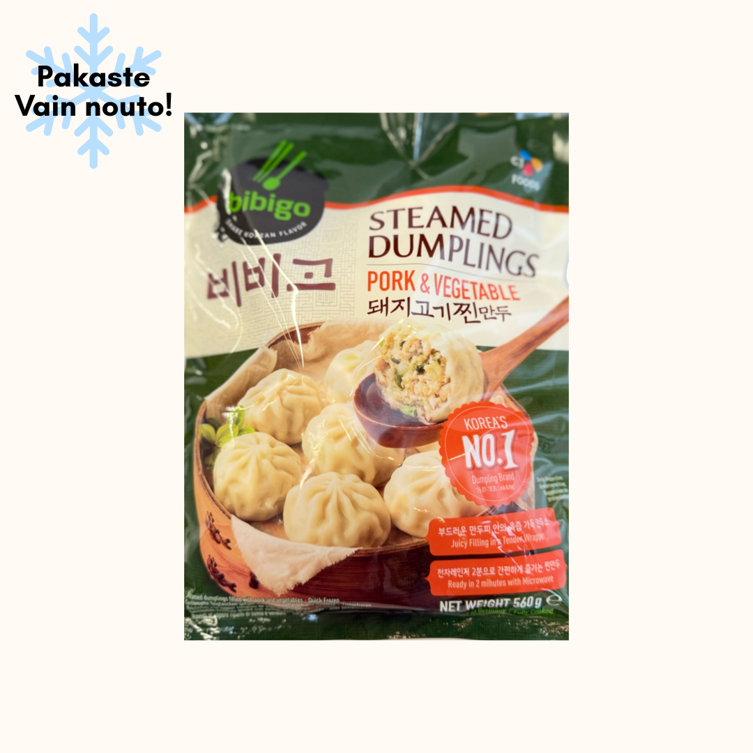 Bibigo steamed dumplings sianliha & kasvikset