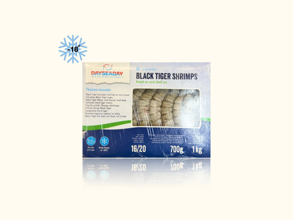 DAYSEADAY Black tiger shrimp 16/20 1kg