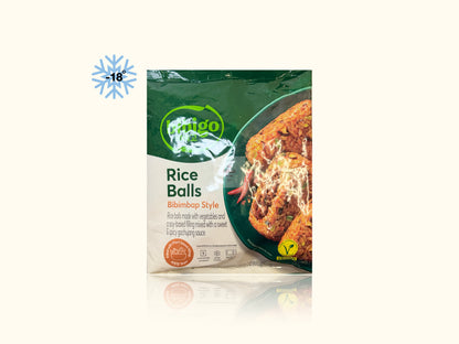 BIBIGO Korean-Style Frozen Rice Balls with Red Pepper Paste and Vegetables 500g (5x100g)
