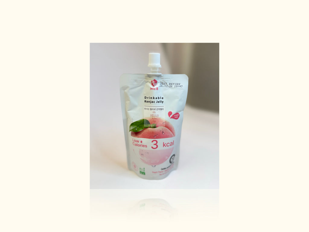 Jelly. B konjac jelly, persikan makuinen 150ml