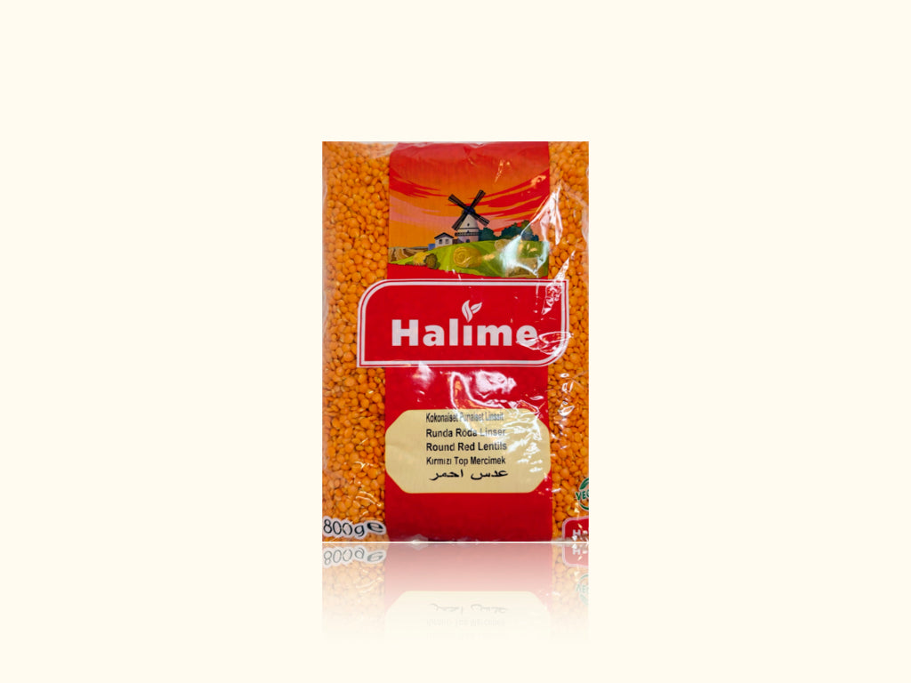 Halime kokonaiset punaiset linssit 800g