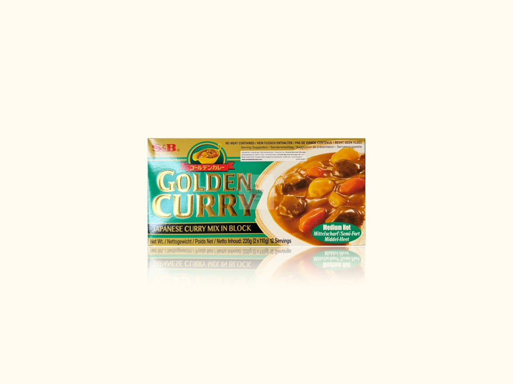 S&B japanilainen currykastikeseos keskitulinen 220g (2x110g)