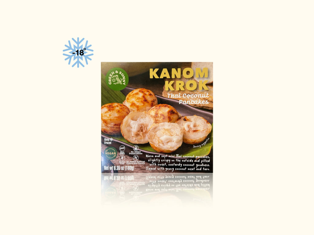 GREEN & SUNNY Thaimaalaiset kookospannukakut pakasteena KANOM KROK 180g